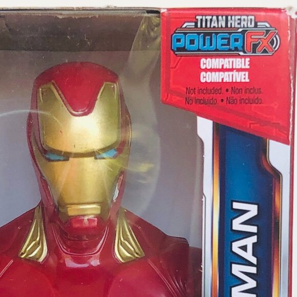 Marvel Avengers Titan Heroes Iron Man with Power FX Port 12" New in Box - Picture 10 of 14